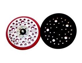 3M Xtract™ Low Profile Back-up Pad, 20353, 5 in x 3/8 in x 5/16 in-24 External, 44 Holes, Red Foam, 10 ea/Case