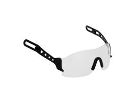 EvoSpec Eyewear, Clear AS/AF Lens, Retracts Into Evo Hard Hat Shell