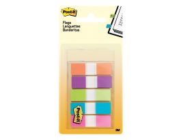 Post-it® Flags 683-5CB2, 5 Colors, 0.47 In X 1.7 in, 6 Pack/Carton, 4 Carton/Case