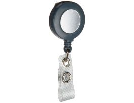 Gray Badge Holder, Each