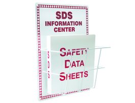 SDS Center, SDS Information Center, 20" x 15" x 5", Aluminum