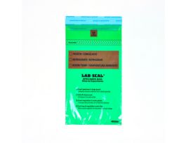 BAG SPECIMEN 6X10 GREEN BIO 3 WALL ADHSV