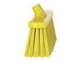 BROOM PUSH HEAVY DUTY STIFF PP YL 13IN