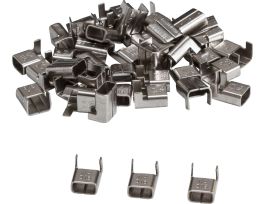 Stainless Steel Banding Heads, Pack of 100 Each