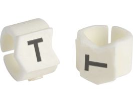 ClipSleeve Wire Markers Size 23 Nylon 8 AWG - 4 AWG, T Pack of 50 Pieces