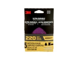 3M™ Ultra Durable Detail Sanding Sheets, 220 grit, Mousepk220, 5/pk, 20/case