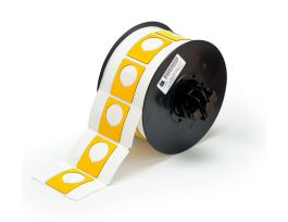 B30 Series Raised Profile Push Button Labels 1.5 in H x 1.2 in W Yellow 200/RL