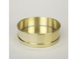 VWR PAN 8IN BRASS FULL HT W/EXT RIM