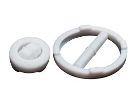 STIRBAR MAGNETIC SPINRING PTFE RED 8MM EA