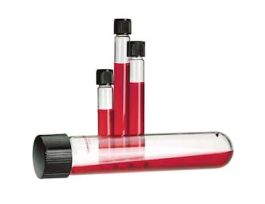 Culture Tubes with White 14B Rubber Lined  Screw Cap, 16x 125 mm; 144/CS