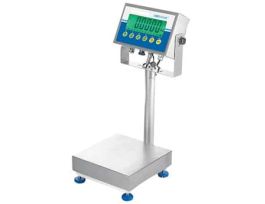 Gladiator Industrial Washdown Scale, 16lb/8 kg  x 0.001lb/0.2g, 9.8" x 9.8" Platform