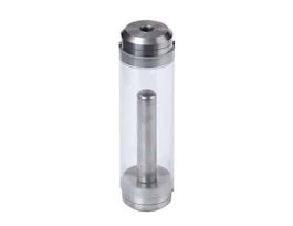 Grinding Vial Set, Mid-Size Vial, 25 mL, PC Cylinder, Low-Chrome Steel End Plugs and Impactor