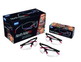 NORTH ADAPTEC NARROW BLACK FRAME SMOKE LENS HYDROSHIELD ANTI-FOG COATING