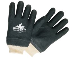 GLOVES SINGLE DIP SMOOTH PVC DZ