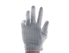 ESD SAFE GLOVES DUST FREE WHITE SMALL