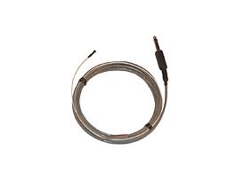 Sm Surf Thermistor, Epo x y Backed, 316 SST, Phono Plug, 24" FEP Leads