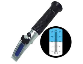 Refractometer w ATC, 0 - 32%, Brix