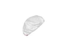 Tyvek® IsoClean® Bouffant. Serged Seams. Elastic Headband. 21.5" Diameter. Clean and Sterile, 250/CS, White, Universal