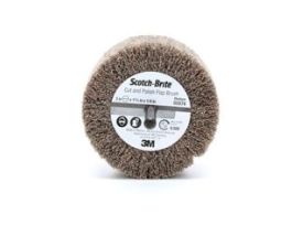 Scotch-Brite™ Cut and Polish Flap Brush, 3 in x 1-3/4 in x 1/4 in A MED, 10 ea/Case