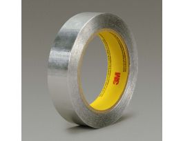 3M™ Aluminum Foil Tape 425, Silver, 1 in x 60 yd, 4.6 mil, 36 rolls per case