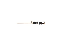 Type J Thermocouple Quick Dis-connector, with Std-Connector, 6" L, .125 Dia. Grounded Junction
