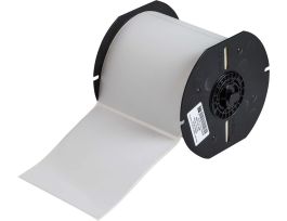 B33 Series Metallized Polyester Permanent Labels 4in H x 4in W LGT GR 250/RL