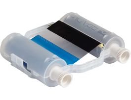 B30 Series R10000 Printer Ribbon, Cartridge of 200', Black/Blue/Red/Yellow, 4.33" W, 30 Panels Sets Per Roll