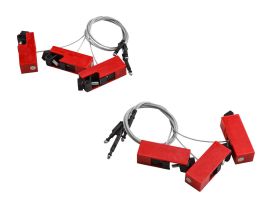 Clamp-On Lockout w/2" Cable, 6/Pack