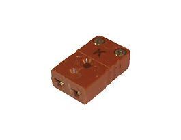 Miniature Type-K Thermocouple Female Connector, 2 Pin SKU 1852715