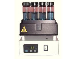 BLOCK ALUMINUM HOLDS 24 VIALS