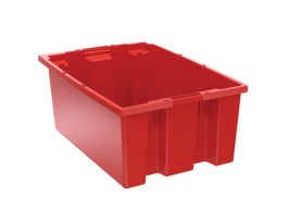 TOTE NEST & STACK 19-1/2X13-1/2X8 RED