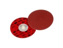 3M™ Cubitron™ II Roloc™ Durable Edge Disc 947A, 60+, X-weight, TR, Maroon, 4 in, Die R400BB, 25/Carton, 100 ea/Case
