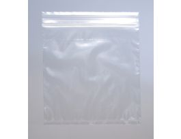 BAG NO PRINT CLR 6X6 ZIP 3-WALL