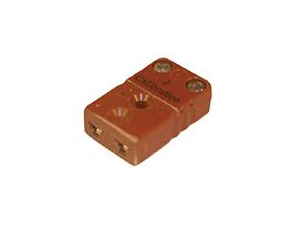 Miniature Type-J Thermocouple Female Connector, 2 Pin SKU 1852716