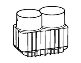 ADAPTER 2X250 ML S-4XUNIVERSAL-L