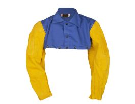 3X BLUE CAPE W/LTH SLVS