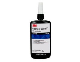 3M™ Scotch-Weld™ Threadlocker TL43, Blue, 250 mL Bottle, 2/case