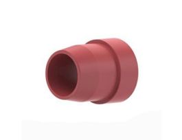 VacuTight Ferrule, Red ETFE, 1/16" OD Tubing, 1/4-28 or M6 Flat Bottom; 1/EA