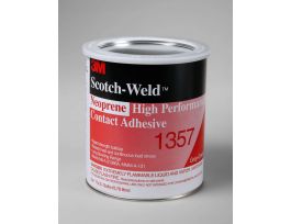 3M™ Neoprene High Performance Contact Adhesive 1357, Gray-Green, 1 Gallon, 4 Can/Case