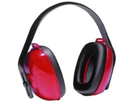 Red and Black Multi-Position Earmuffs, NRR 25