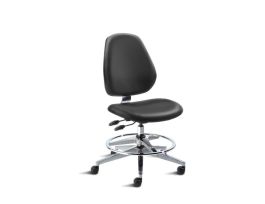 CHAIR TALL BACK CASTERS BK 19 TO 28.5IN