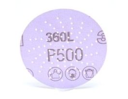 3M Xtract™ Film Disc 360L, P500 3MIL, 3 in, Die 300LG, 100/Pack, 500 ea/Case