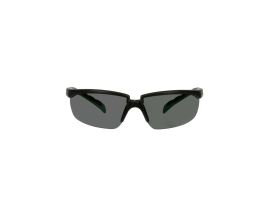 3M™ Solus™ 2000 Series, S2030AS-BLK, Black/Green Temples, IR 3.0 Gray Anti-Scratch lens, 20ea/cs