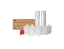 3M™ PPS™ Lid & Liner Kit, 16112, Midi (13.5 fl oz), 200 Micron Full Diameter Filter, 50 Lids & Liners per kit, 1 kit per case