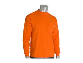 AR/FR Long Sleeve T-shirt, 13 Cal 6.5 oz Interlock Cotton