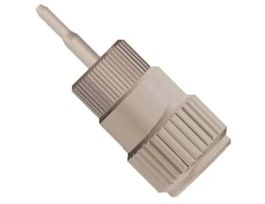 Conical Adapter, Natural PEEK/ETFE, 0.020" Bore, 1/16" OD Rigid x 0.020-0.030" ID Soft Tubing; 1/EA