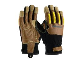 MAXIMUM SAFETY, Kevlar Lined, Goat Leather Palm, TPR on Fingers, EN4