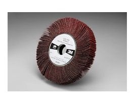 3M™ Flap Wheel 741A, 60 X-weight, 3-1/2 in x 2 in x 5/8 in, 10 ea/Case