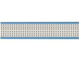 Alphabetical Acetate Cloth Upper Case Scored Wire Marking Cards, Z 1800 Total