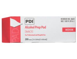 ALCOHOL PREP PADS STRL BX200. BX